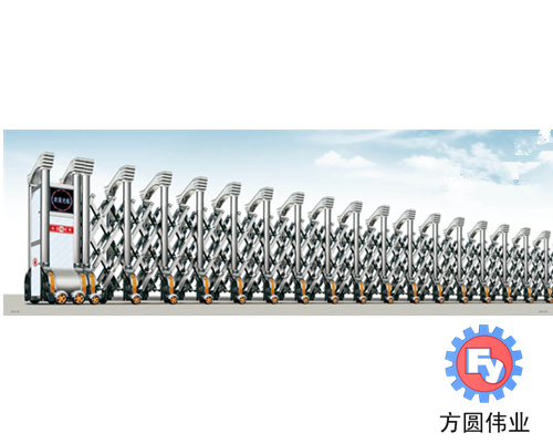 十堰不锈钢电动伸缩门FY-02